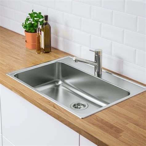 ikea stainless steel undermount sink